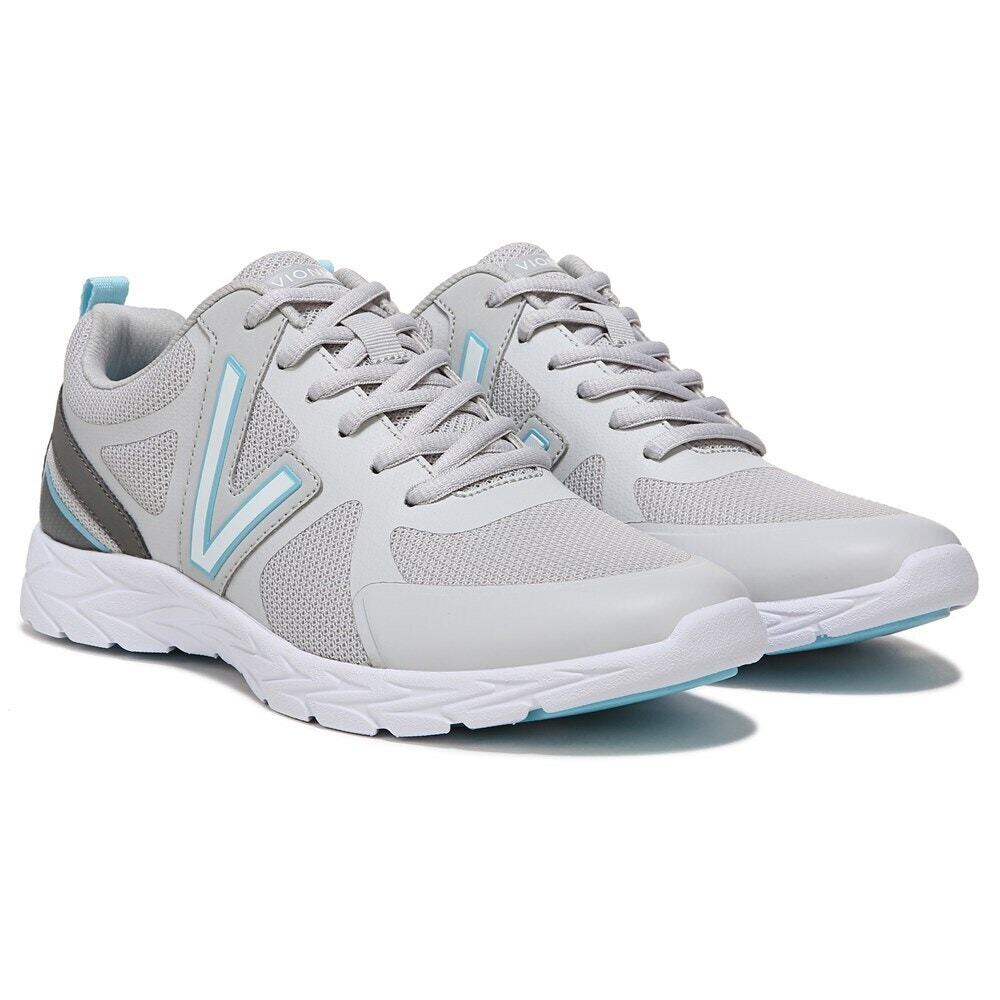 Vionic Women's Miles II in Vapor/Charcoal Walking Shoe Size 6 Wide New in Box